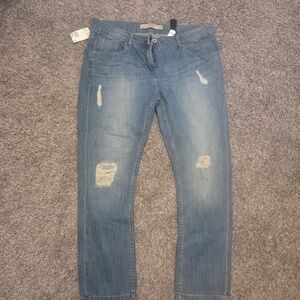 H&M Next Jeans Distressed Blue Jeans